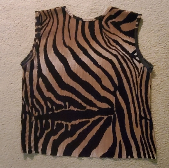 Vintage Animal print top Size L - Picture 6 of 6